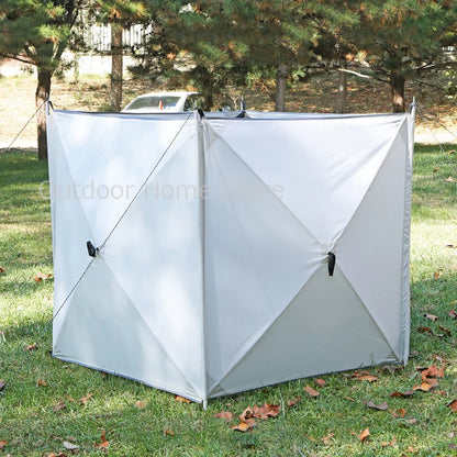 Camping Windscreen Tent Folding Windproof Shield Camping Sunshade Folding Outdoor Wall Large Camp Tent Windshield Equipment