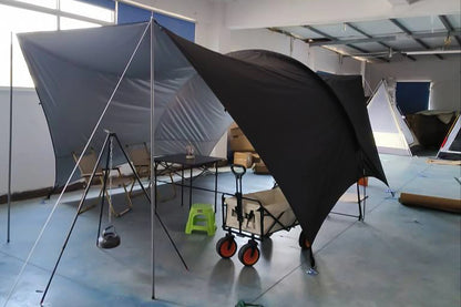 Large Camping Dome shelter Fire shelter Bull shelter type tent oversized habi tarp shelter Habitat Tunnel type Camping Shelter