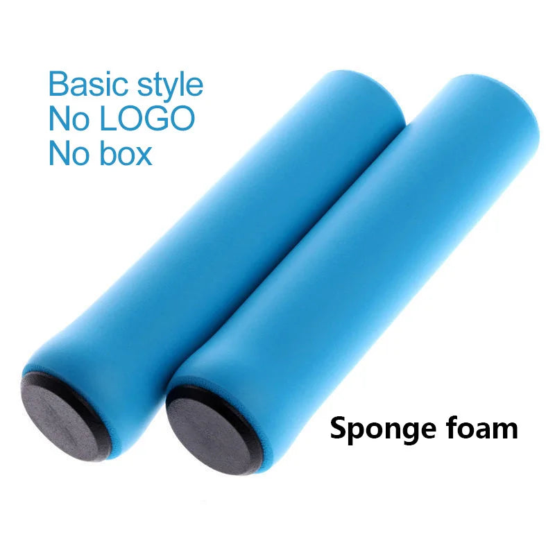 2PCS Cycling Bicycle Grips Soft Mountain Road Bike MTB Handlebar Cover Grips Bicycle Accessories Anti-slip Bike Grip End Cover