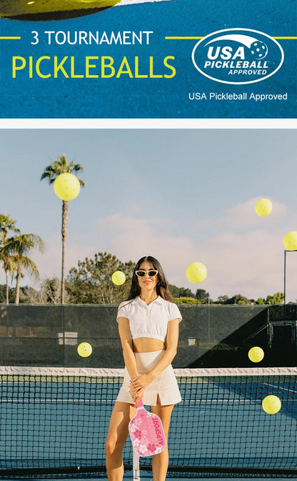 ALP Outdoor Pickleball 74mm Durable 40 Holes 26 Holes 1/3/6/12/100 Pieces/PCS 26g Original USA Professional Pickleball