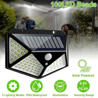 1Pack LED Solar Stair Light Lamp Waterproof Passage Courtyard Guardrail Step Night Light for Outdoor Garden Borders Terrace
