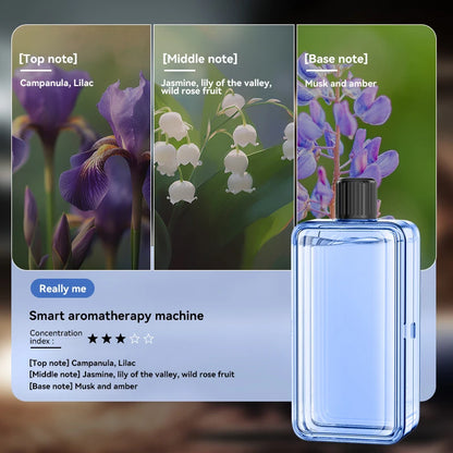 Automatic Diffuser Aromatherapy Car Perfume with Display Essential Oil Humidifier Bathroom Deodorization Air Freshener Jasmine