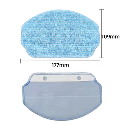 2/5 Pack Mop Cloth Cleaning Rag For VCR04W Robot Vacuum Cleaner Replacement Robot Sweeper Spare Part Accessories