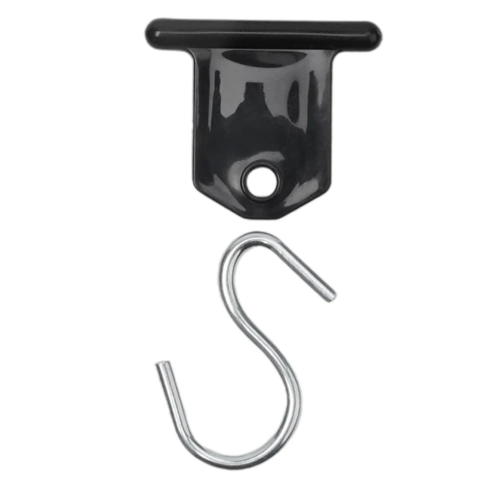 8pc S Shaped Camping Awning Hooks Rack With Holes RV Tent Hangers Light Party Hangers For Caravan Camper Van Accessories