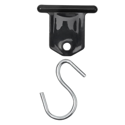 8pc S Shaped Camping Awning Hooks Rack With Holes RV Tent Hangers Light Party Hangers For Caravan Camper Van Accessories