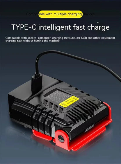 LED Strong Light Cap Clip Lamp Sensor Headlamp USB Rechargeable Waterproof Headlight Camping Hiking Fishing Emergency Work Light