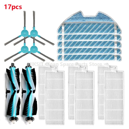 Roller Brush Hepa Filter For Cecotec Conga 1390 1290 1590 Robot Vacuum Cleaner Spare Parts Side Brush Mop Cloth Rags Replacement