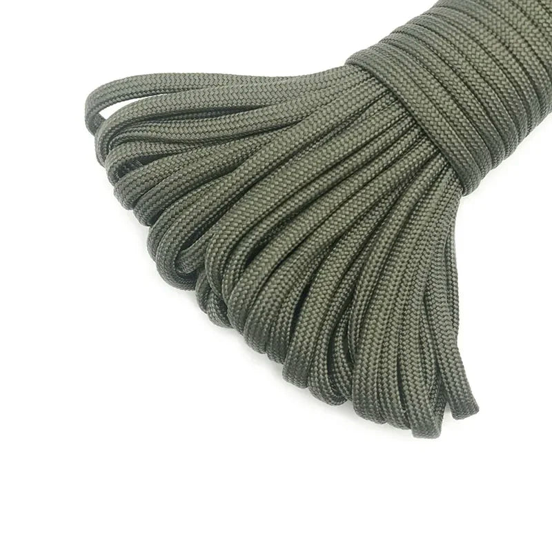 550 Paracord 7 Cores Cord Dia. 4mm For Outdoor Camping Survival Lanyard Parachute Rope Hiking Tent Accessories Bracelet