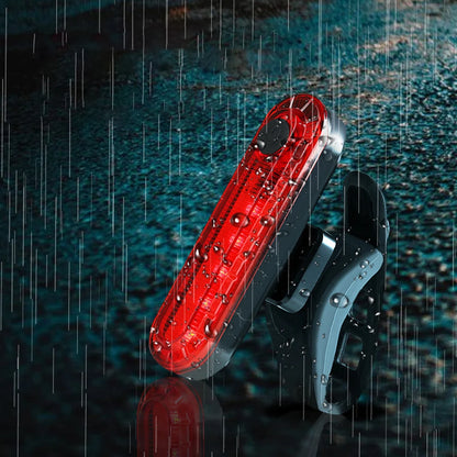 Bike Rear Tail Light USB Rechargeable Red LED Bright Taillights Fit On Any Bicycle/Helmet Easy To Install For Cycling Safety
