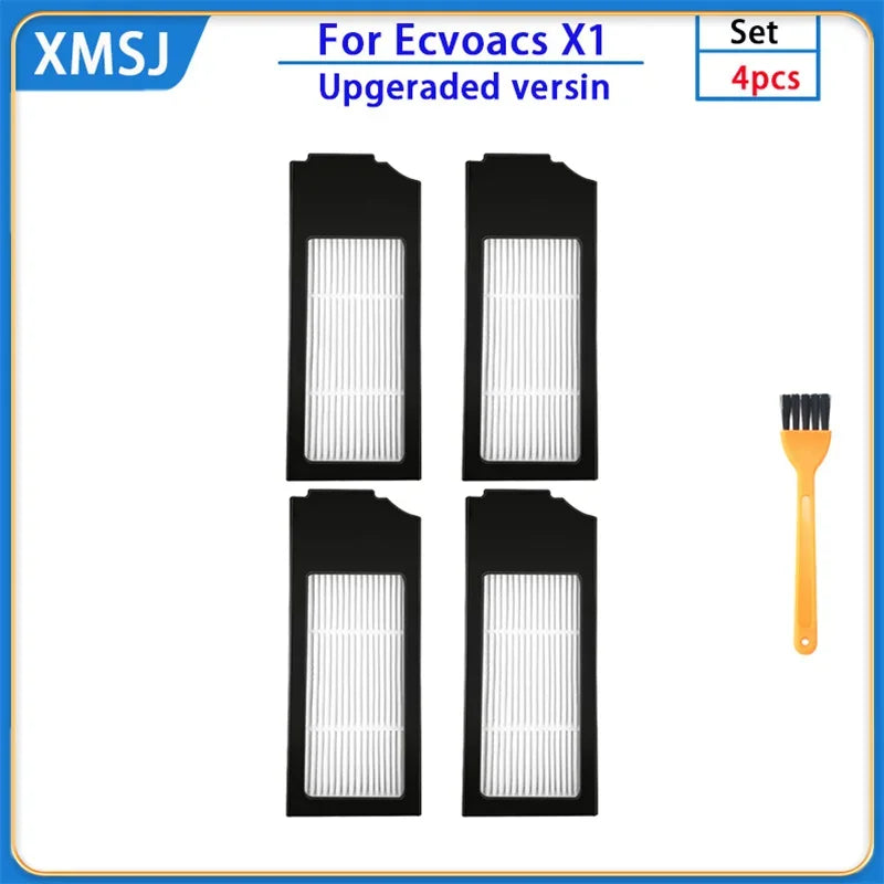 For Ecovacs Deebot X1 OMNI Dust Box Accessories X1 TURBO / T10 Robot Vacuum Cleaner Dust Bin HEPA filter Replacement spare parts