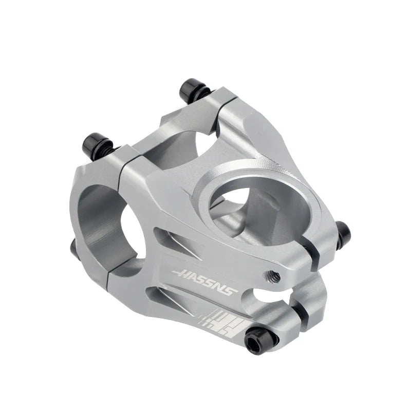 HASSN CNC Stem Mtb Handlebar Stem 35mm Bicycle Short Power Road Bike 31.8 Table Bmx Bridge Pipe Cycling Power Adjustable Rod