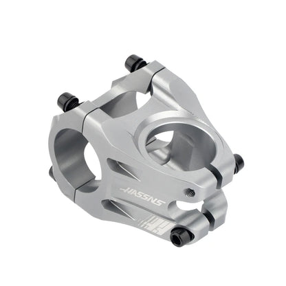 HASSN CNC Stem Mtb Handlebar Stem 35mm Bicycle Short Power Road Bike 31.8 Table Bmx Bridge Pipe Cycling Power Adjustable Rod