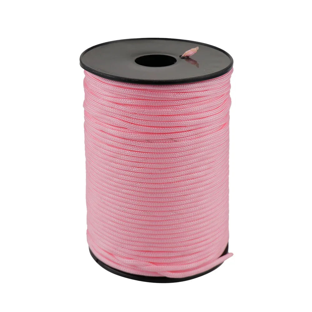 100M Standard 5-Core Paracord Rope 3mm Diameter Outdoor Parachute Cord Survival Umbrella Tent Lanyard Strap
