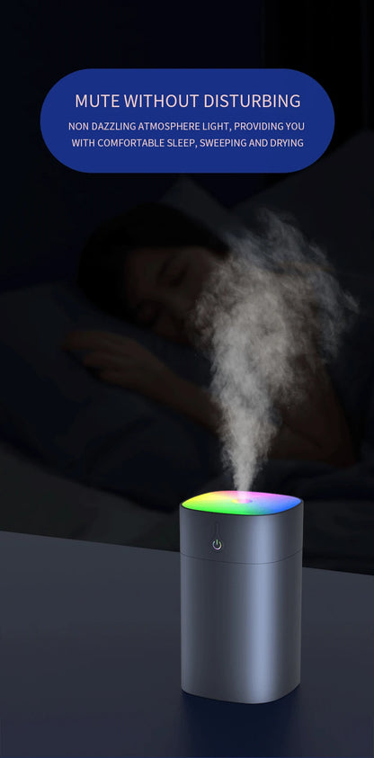 Colorful Humidifier 1 Home USB Portable Humidifier with Atmosphere Color Light Night Light Air Purification Humidifier