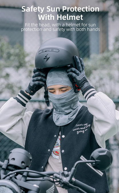 ROCKBROS Cycling Mask Full Face UV Protection Bicycle Mask Summer Balaclava Hat Road Bike Scarf Breathable Outdoor Equipment