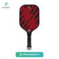 Intense Red Trace USAPA Pickleball Paddle Fiberglass Surface With High Grit & Spin Unibody Edgeless Sport Racquet Pickleball