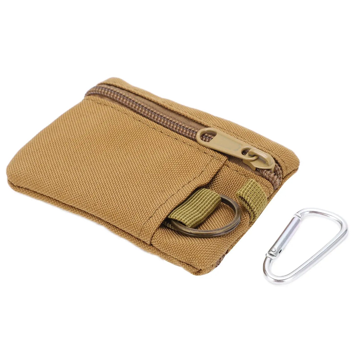 Compact Tear-Resistant Molle Pouch - Lightweight Portable Nylon Bag for outdoor Gear & Easy Access