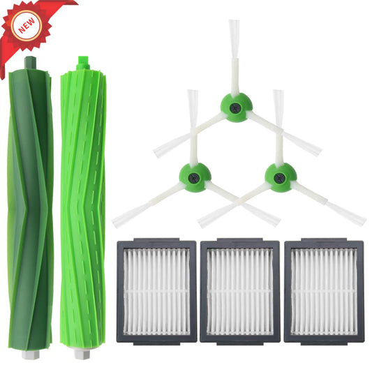 Hepa Filter + Side Brush + Brush Roll for iRobot Roomba i7 E5 E6  Series Robot Vacuum Cleaner Replacement Spare Parts