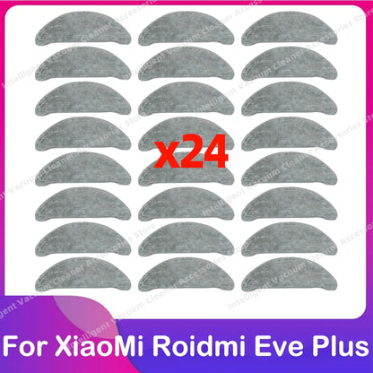 Compatible for Xiaomi Roidmi Eve Plus Robot Vacuum Cleaner Spare Main Side Brush HEPA Filter Dust Bag Mop Cloth Parts