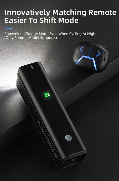 ROCKBROS Bike Light 1500LM5000mAh Type-C Bicycle Light Temperature Control  IPX6 Aluminum LED Light Front Lamp Cycling Headlight