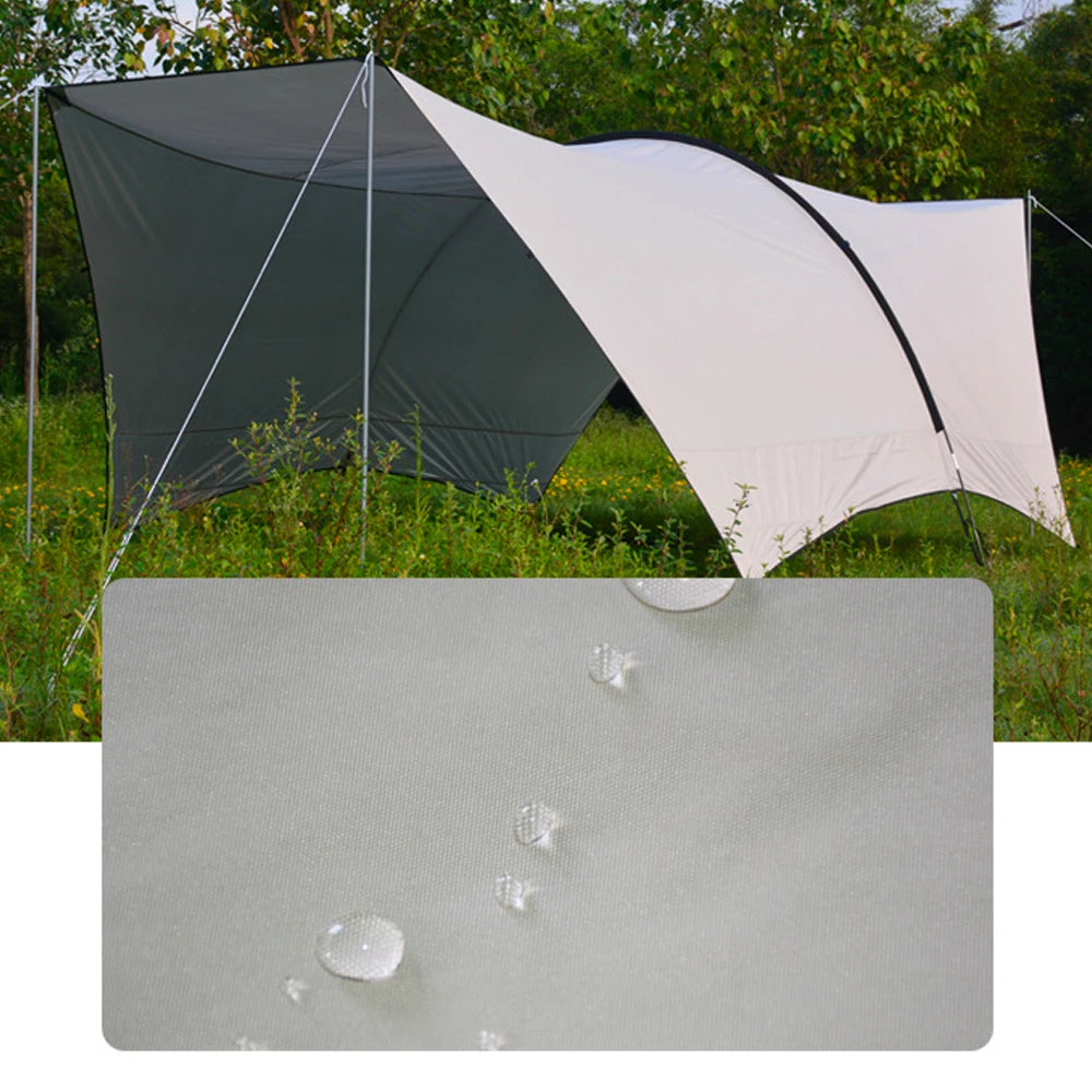 Large Camping Dome shelter Fire shelter Bull shelter type tent oversized habi tarp shelter Habitat Tunnel type Camping Shelter