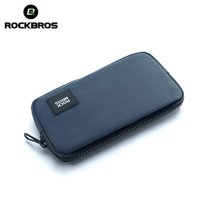 ROCKBROS Cycling Mobile Phone Bag Multi-functional Wallet Card Bag Lightweight Portable Bicycle Cycling Pocket Bag Commute Bag