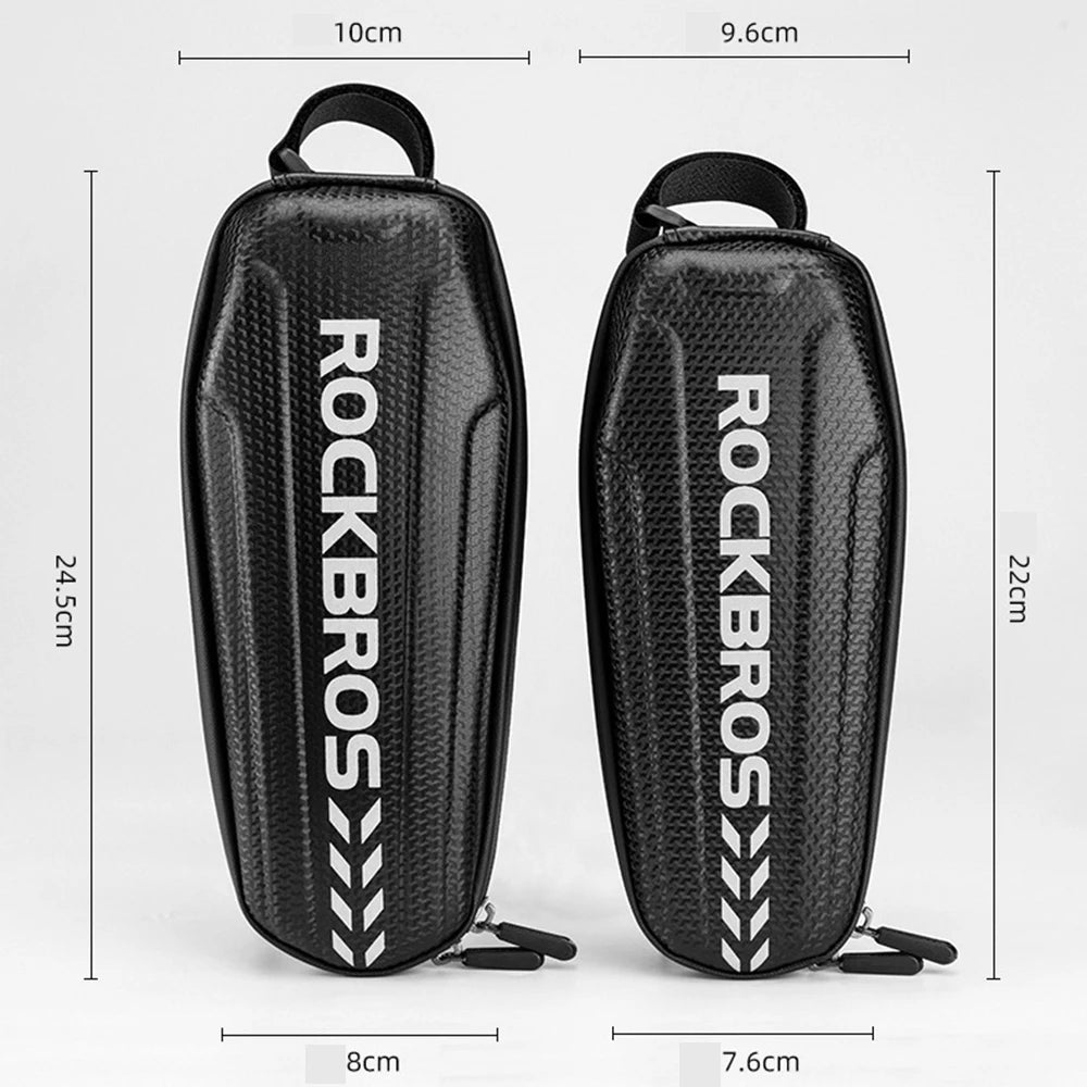 ROCKBROS Bike Bag,Waterproof Front Frame Top Tube Bicycle Pouch,Large Capacity Cycling Front Storage Bag for Mountain Road Bikes