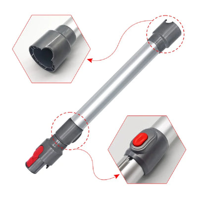 Telescopic Rod Extension Tube For Dyson V7 V8 V10 V11 V15 Sweeping Robot Vacuum Cleaner Household Replacement Accessories Part