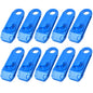 10 PCS Tent Crocodile Clip Tents Awning Wind Rope Clamp Plastic Clip Inverted Hook Design Bite Fastening for Outdoor Camping