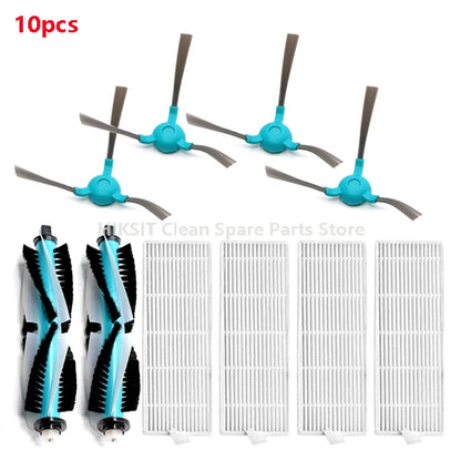 Roller Brush Hepa Filter For Cecotec Conga 1390 1290 1590 Robot Vacuum Cleaner Spare Parts Side Brush Mop Cloth Rags Replacement
