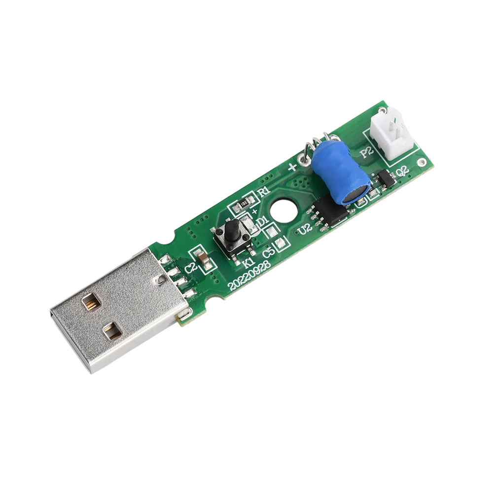 DC5V USB Ultrasonic Sprayer Humidifier Atomizer Driving Module Mini Humidifier DIY Kits 108KHZ 4/12 Hours Automatic Power Off