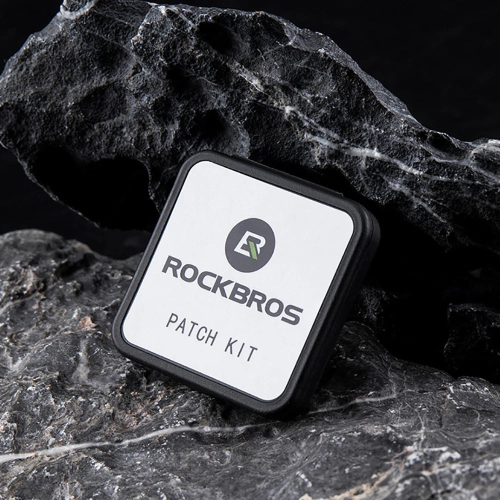 ROCKBROS Bicycle Flat Tire Repair Kit Tool Glue-free Portable Rubber Fetal Repair Bike Inner Tube Puncture Patch Repair Tools