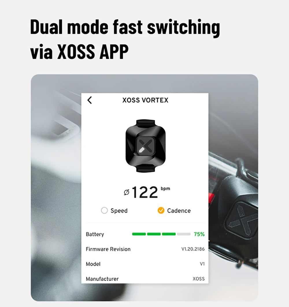XOSS Vortex Speed Cadence Sensor X2 Chest Strap Heart Rate Monitor for Road MTB Cycling Bluetooth ANT+ Wireless Bike Accessories