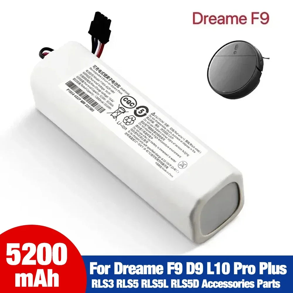 Replacement Battery P2008-4S2P-MMBK For Xiaomi Mijia Mi Sweeping Mopping Robot Vacuum Cleaner 1T Dreame D9 F9 L10Pro L10Plus S10