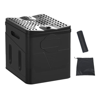 Plastic Portable Outdoor Toilet Tent Car Emergency Toilet with cover Travel Washable Camping Toilet Self-driving Picnic Seat