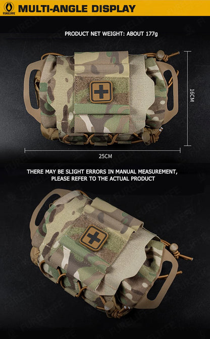 Hot Sale!Military tactical rapid deployment first aid kit/outdoor tactical MOLLE kit/survival emergency kit/camping medical kit