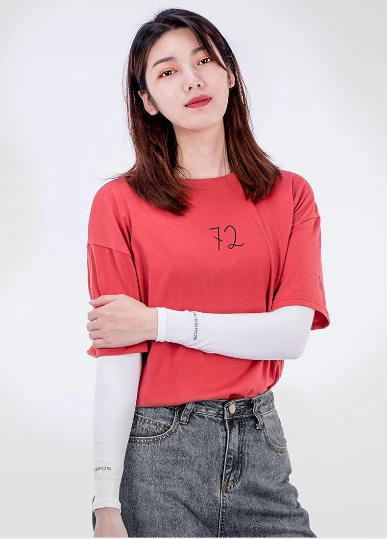 ROCKBROS Bike Cycling Running Arm Warmers UV Protect Cover Basketball Jogging Breathable Quick Dry Men Women Sunscreen Sleeves