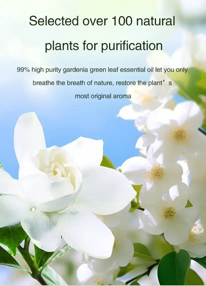 Automatic Diffuser Aromatherapy Car Perfume with Display Essential Oil Humidifier Bathroom Deodorization Air Freshener Jasmine