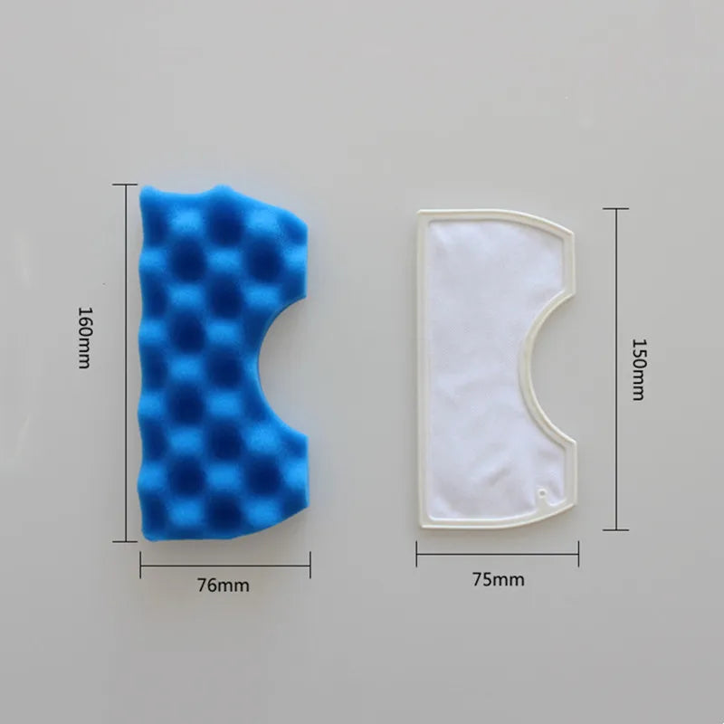 Blue Sponge Hepa Filter Kit for Samsung DJ97-01040C SC43 SC44 SC45 SC47 Series Robot Vacuum Cleaner Parts Car Accessories