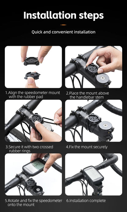 ROCKBROS M1 GPS Bicycle Computer Bluetooth 5.0 ANT+ Wireless Speedometer MTB Road Bike Ciclismo Speed Meter for Garmin Zwift