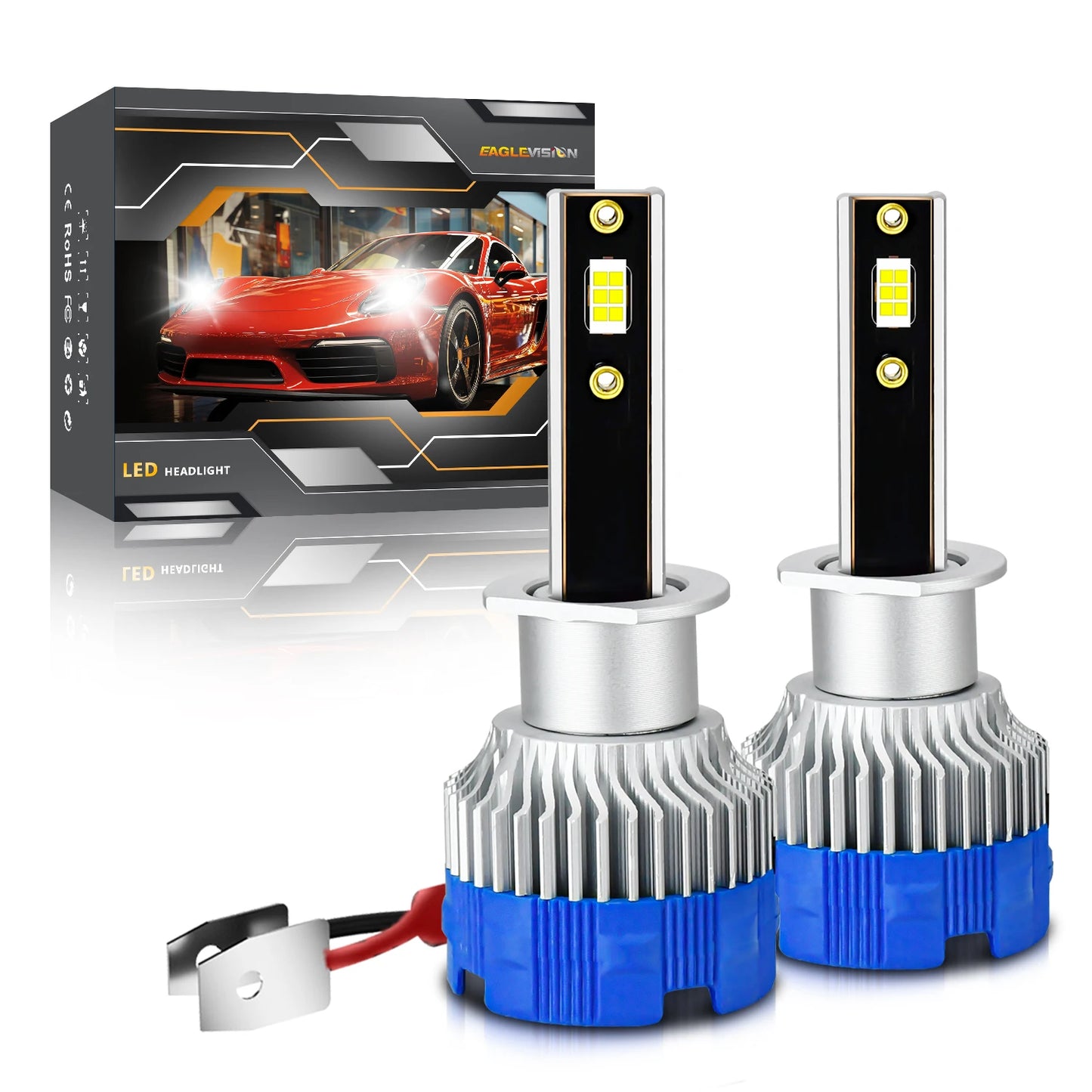 Chftsoan High Power LED Headlight 360W H4 H1 H7 H11 9005 9006 Canbus 42000LM Super Bright Headlamp Bulb 6000K Fog Light 10-32V