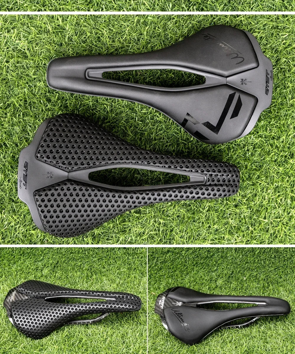 RYET Bike Saddle Ultralight Racing Full Carbon Seating Saddles 115g 7x9mm Road MTB Bicycle Seat Cushion Cycling Accessories