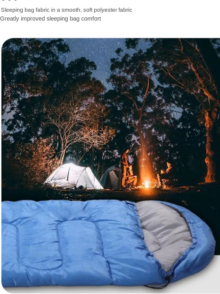 Winter Warm Camping Sleeping Bag Ultralight Waterproof Envelope Backpacking Sleeping Bags For Outdoor Traveling Hiking