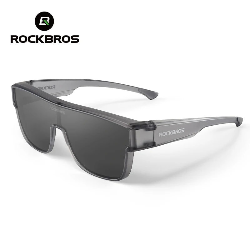 ROCKBROS Polarized Cycling Sunglasses Mutilfunctional Glasses UV Protection Set Glasses Frame Compatible Men's Women's Sunglass