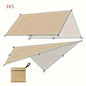 5x3m 4x3m 3x3m Waterproof Tarp Tent Shade Ultralight Garden Canopy Sunshade Outdoor Camping Awning Tourist Beach Sun Shelter