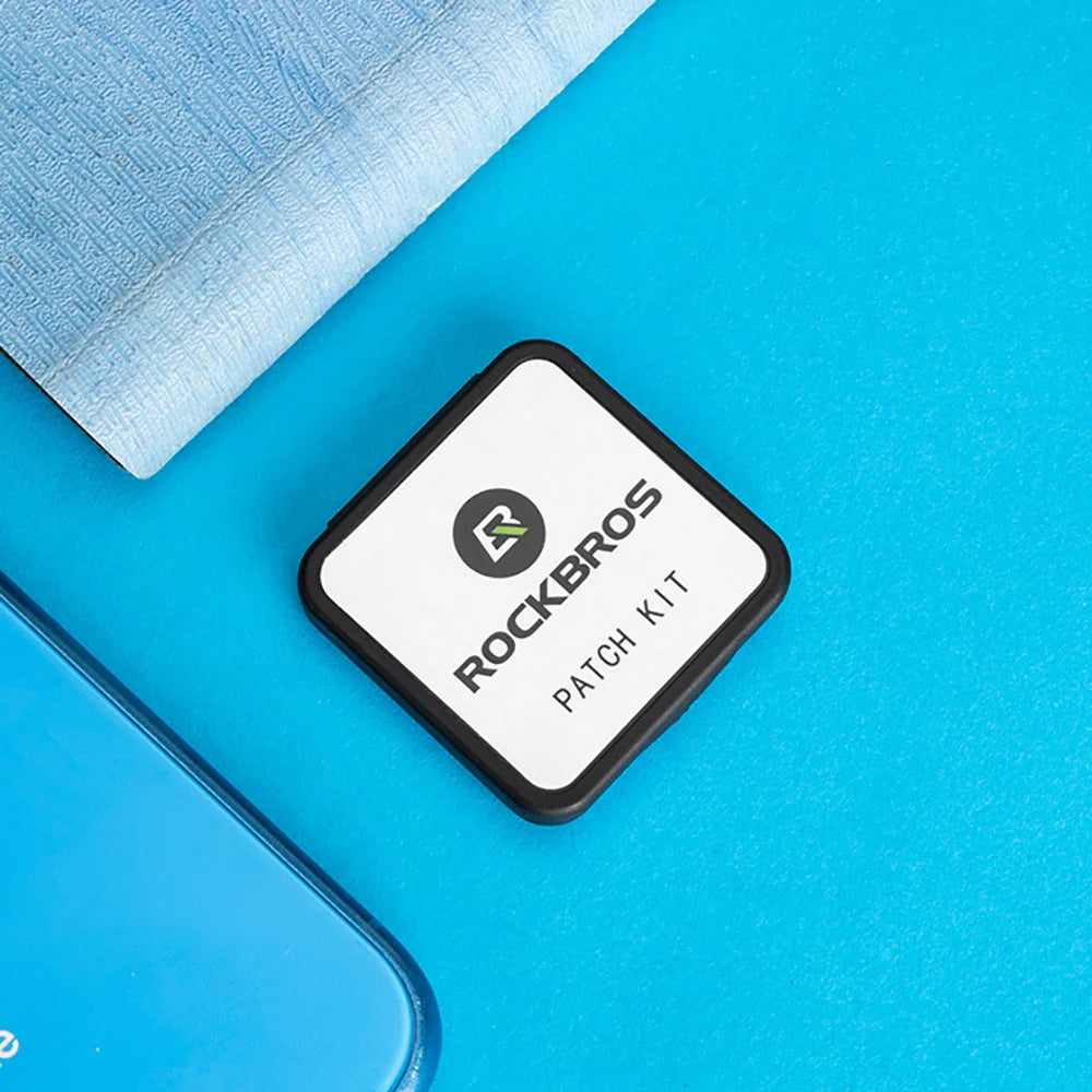 ROCKBROS Bicycle Flat Tire Repair Kit Tool Glue-free Portable Rubber Fetal Repair Bike Inner Tube Puncture Patch Repair Tools