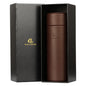 GALINER Cedar Wood Travel Humidor Cigar Box Portable Leather Cigars Case With Hygrometer Humidifier Black Cigar Tube