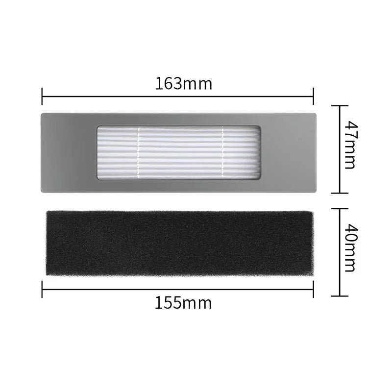 HEPA Filter for Ecovacs Deebot OZMO 920/950/T5/T8/T9/T8 AIVI/N7/N8/N8+/N8 Robot Vacuum Cleaner Accessories