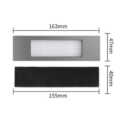 HEPA Filter for Ecovacs Deebot OZMO 920/950/T5/T8/T9/T8 AIVI/N7/N8/N8+/N8 Robot Vacuum Cleaner Accessories
