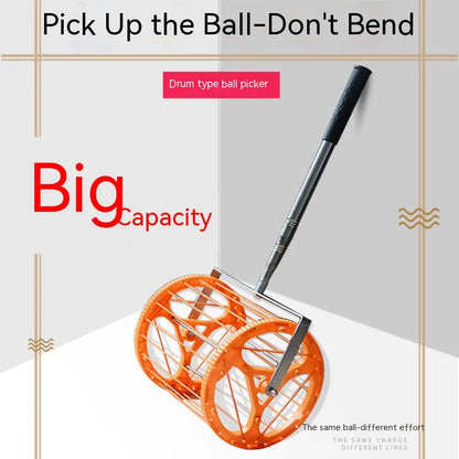 High Quality  table tennis ball picker drum type telescopic convenient pick up  table tennis balls